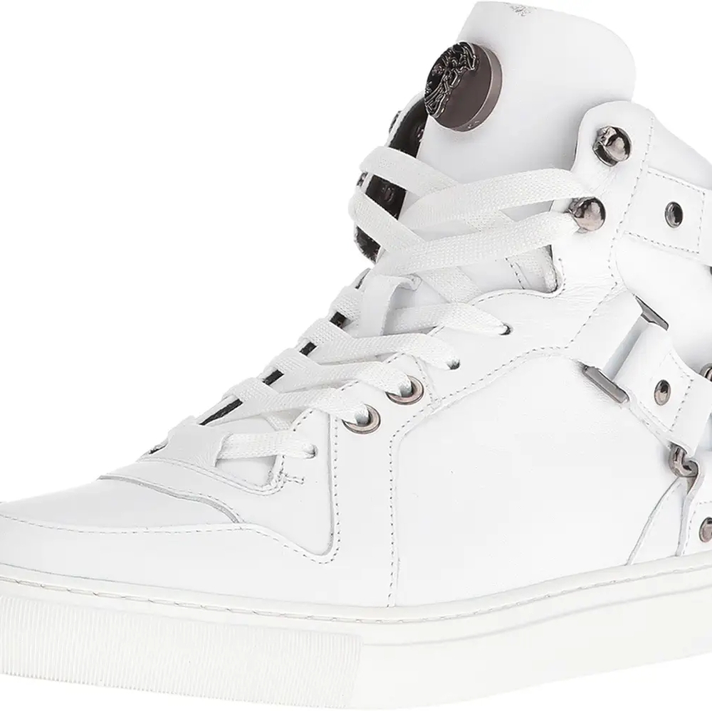 White High-Top Sneakers